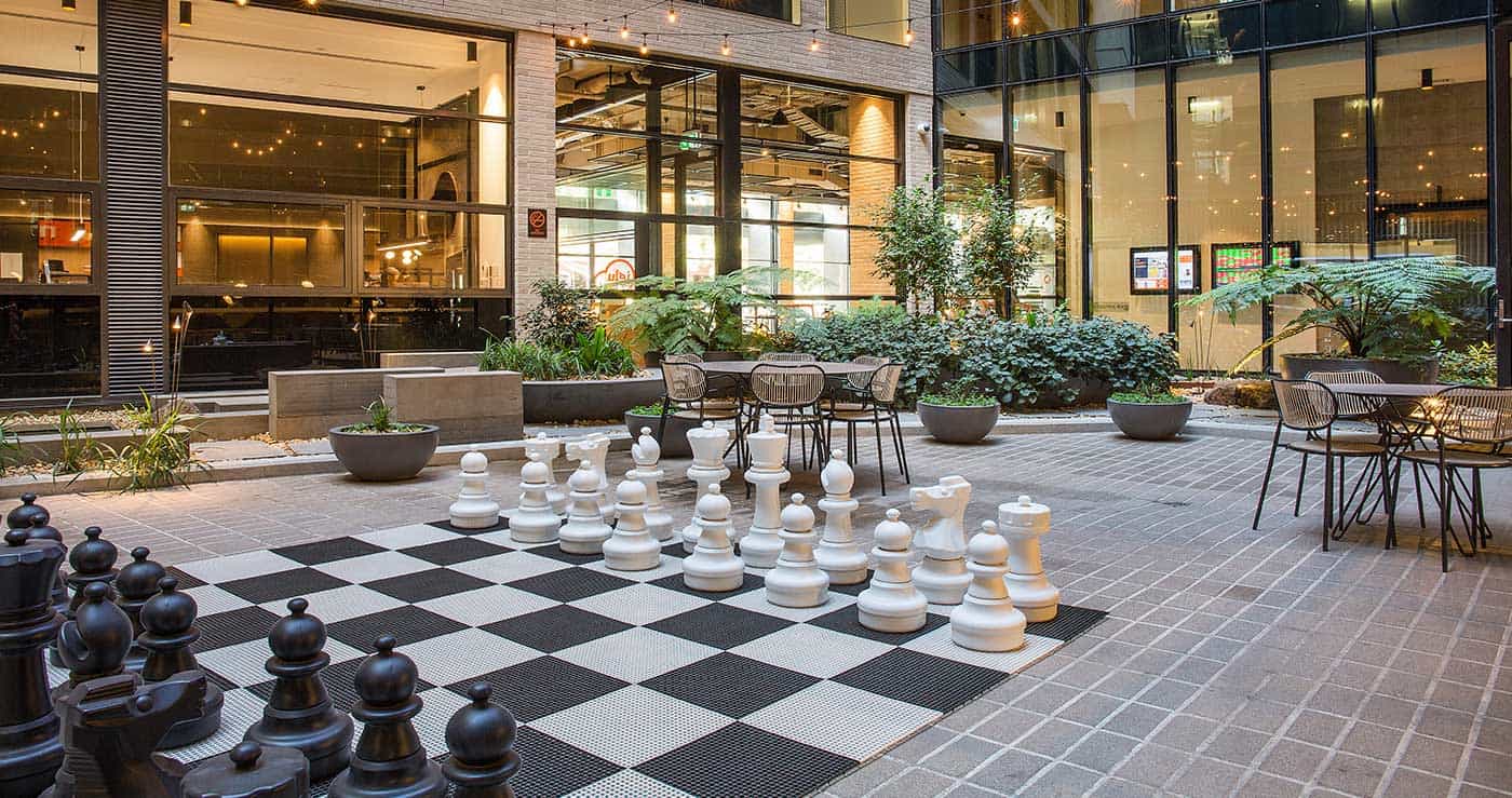Courtyard at Iglu Melbourne City